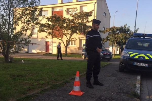 L'immeuble devant lequel a été trouvée la grenade