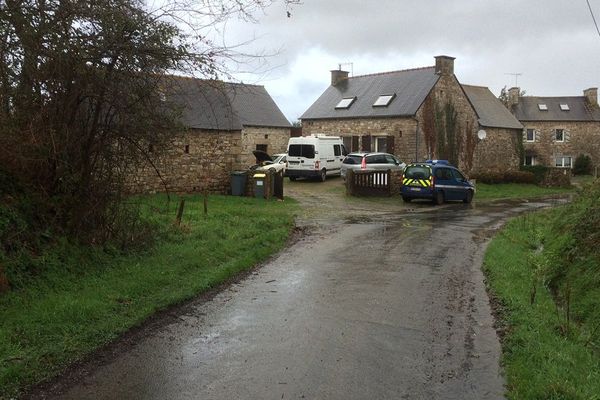 Le hameau à Plourivo (22) où a eu lieu le drame