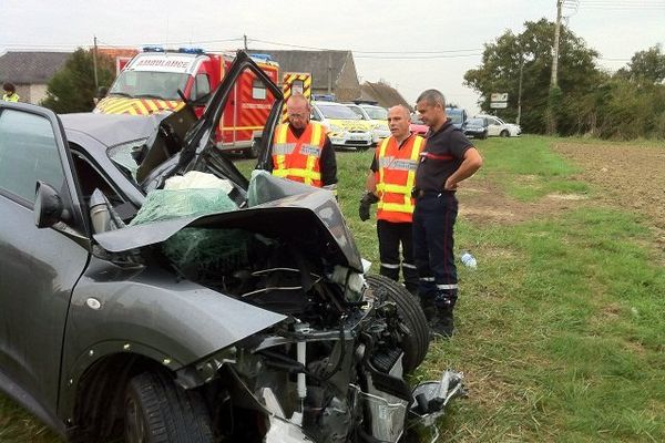 Trois blessés dont deux graves dans un accident. 