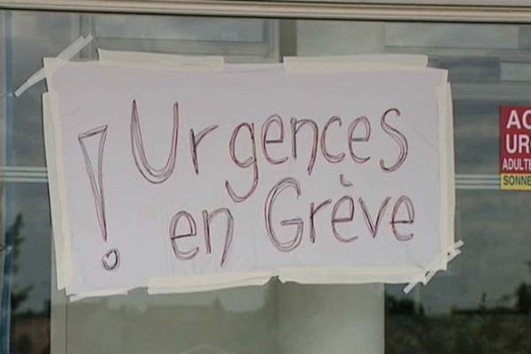 Grève des médecins urgentistes de Dreux en Eure-et-Loi