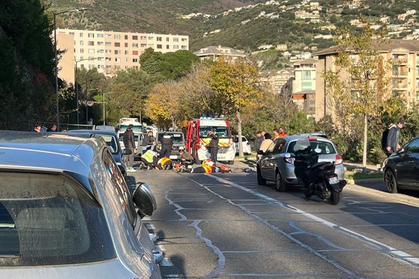 Deux adolescents ont été renversés par une voiture, ce mardi 3 décembre, à Bastia.