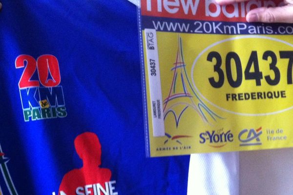 Frédérique-Marie va participer ce dimanche au 20km de Paris. Suivez sa course sur notre site !