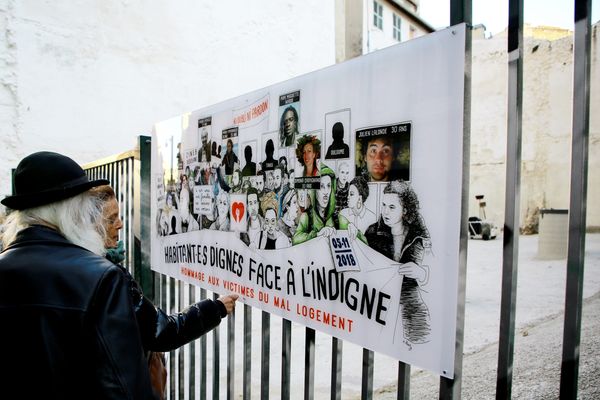 Le 63-65 de la rue d'Aubagne à Marseille le 5 novembre 2022.