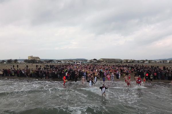 Commencer l'année 2025 dans une eau à 12 degrès : ils l'ont fait avec leurs déguisements, à Gruissan, dans l'Aude ! Une tradition qui a réuni 700 personnes motivées, dans l'Aude.