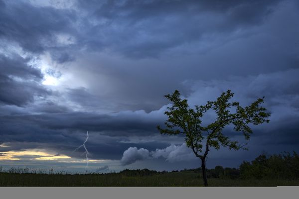 Orages annoncés en Bourgogne-Franche-Comté. Photo d'illustration