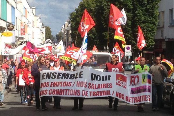 1500 personnes manifestent à Lorient contre la réforme des retraites