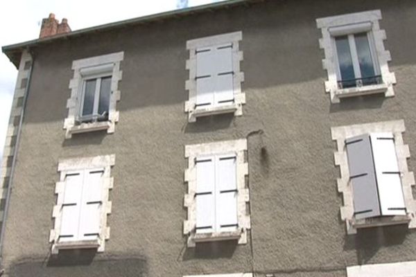 L'agresssion a eu lieu au dernier étage de cette maison.