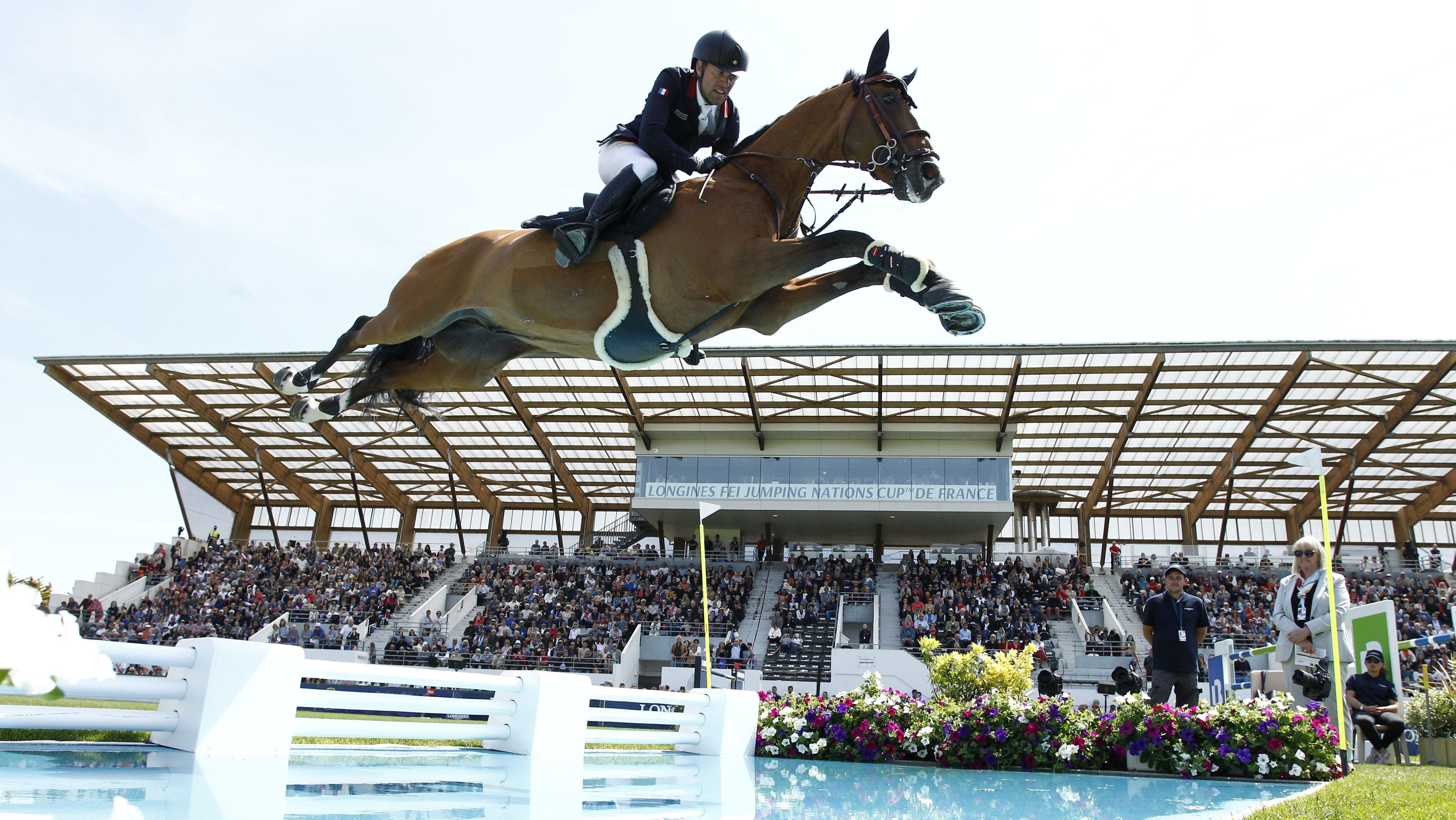 quitation les stars du saut d obstacles sur la pelouse du jumping