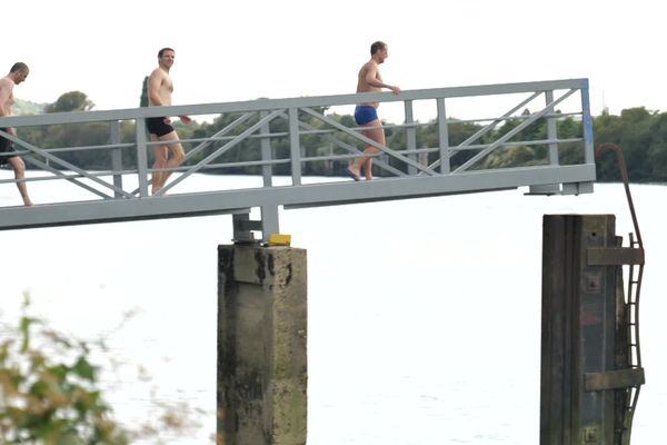 Prêts pour le grand plongeon.