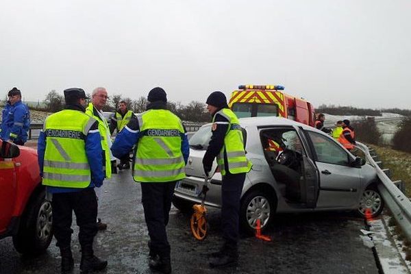 Accident sur la R88