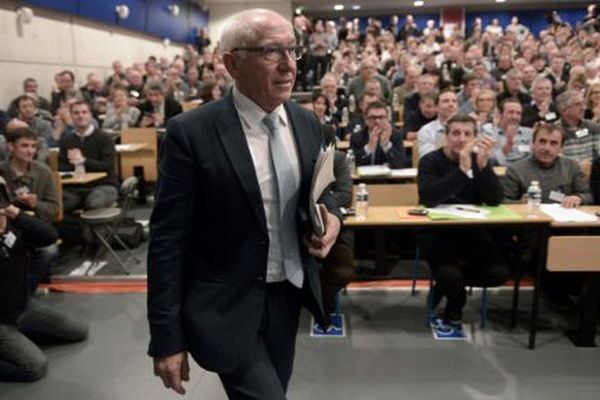 Le maire de Bayonne, Jean-René Etchegaray, élu président de la communauté d'agglomération Pays Basque (CAPB), première entité administrtative du Pays Basque français.