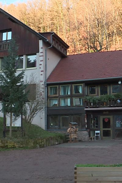 L'auberge de la Clausmatt dans les hauteurs de Ribeauvillé.