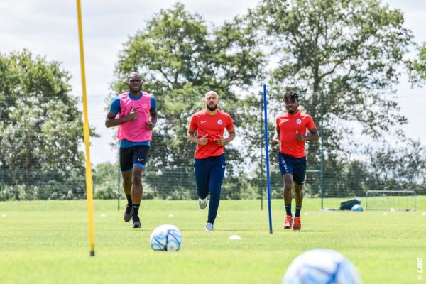 Les joueurs de la Berrichonne de Châteauroux ont repris l'entraînement.