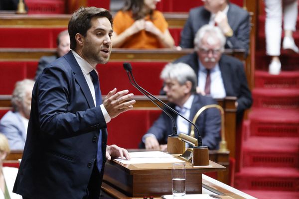 Thomas Ménagé à l'Assemblée nationale le 8 juin 2023.