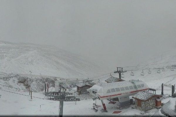 Photo prise du Glacier de Pisaillas, à 2740m, à proximité du col de l'Iseran