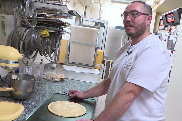 Jérémy Forsse, boulanger et lauréat 2023 de la meilleure galette frangipane de Corrèze