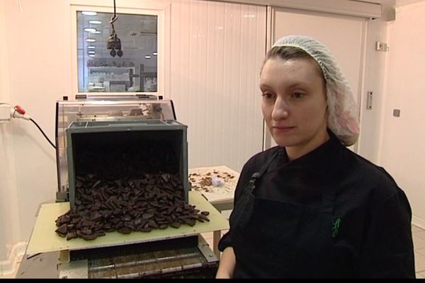 Alexia Santini, 30 ans a été formé par les plus grands maitres chocolatiers 