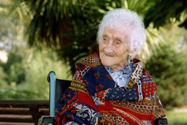 Jeanne Calment, le 17 octobre 1995