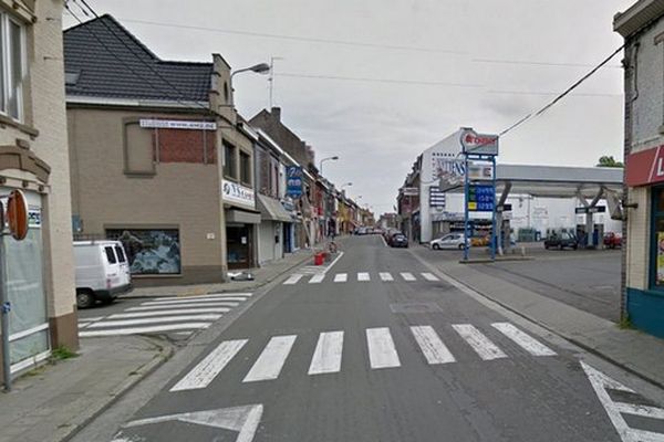 L'accident s'est produit Grand Rue à Mouscron, près du carrefour avec la rue Saint-Antoine