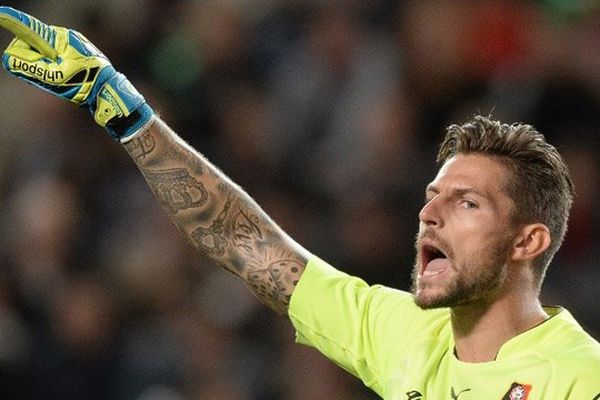 Le Caennais Benoît Costil est le gardien du Stade Rennais. Il vient d'être appelé en équipe de France.