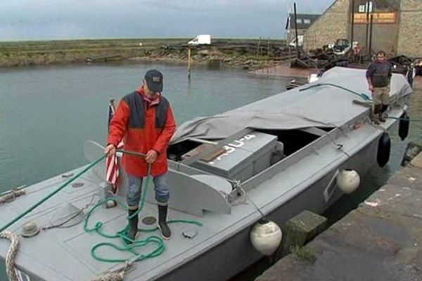 Hugues Eliard a découvert cette barge d'assaut américain il y a 14 ans.