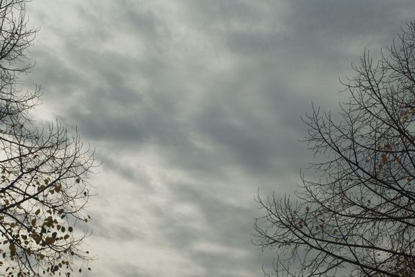 Ciel gris sur toute la région