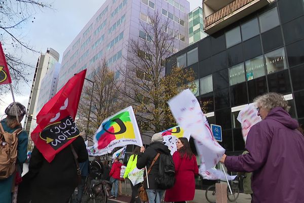 Défilé dans les rues de Lille ce 17 novembre 2022 contre la réforme du lycée professionnel. Photo d'illustration.