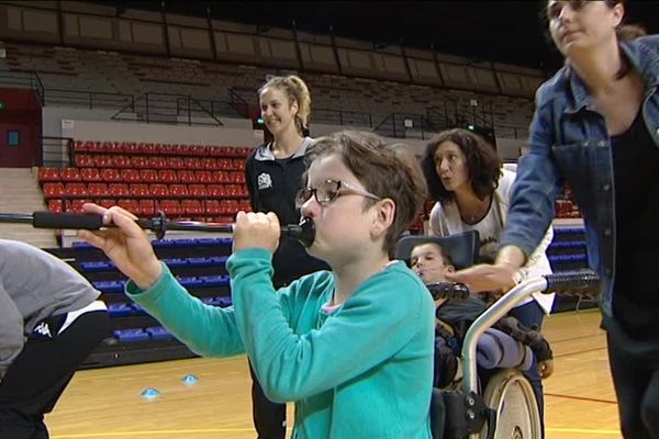 Journée d'initiation au sport adapté par l'ESBF et l'HEB