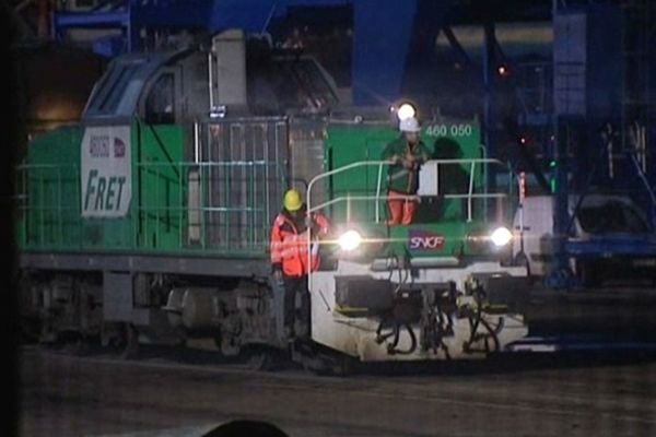 Le premier train transportant du Nitrate d'Ammonium à transiter par le port de Bayonne