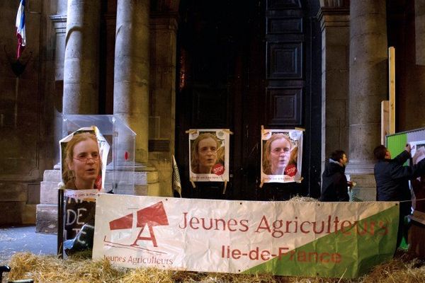 Les agriculteurs de la région manifestaient à Paris le 3 février 2012.