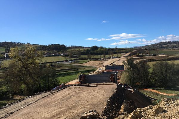 Le contournement de Saint-Flour, dans le Cantal, devrait ouvrir début 2020. 