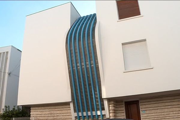 Cette villa remarquable du quartier Foncillon, à Royan, a été construite par l'architecte Pierre Marmougey