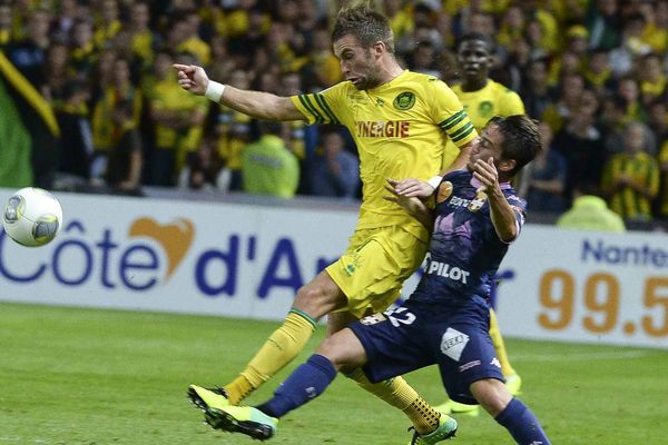 Lors du match aller entre le FC Nantes et Evian TG FC, le 05 octobre 2013