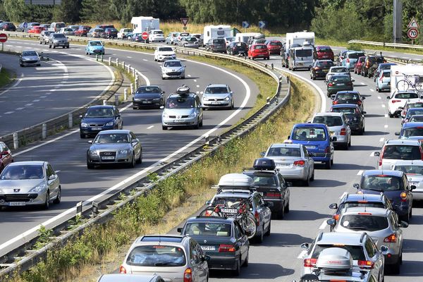 Sur la rocade de Rennes