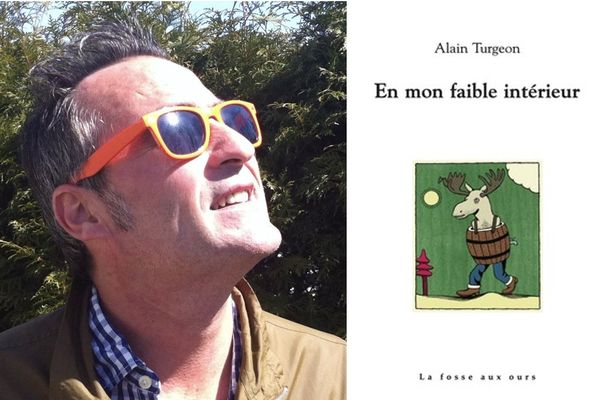 Alain Turgeon "en mon faible intérieur" éditions la fosse aux ours. Illustration de la couverture, Fabio Viscogliosi