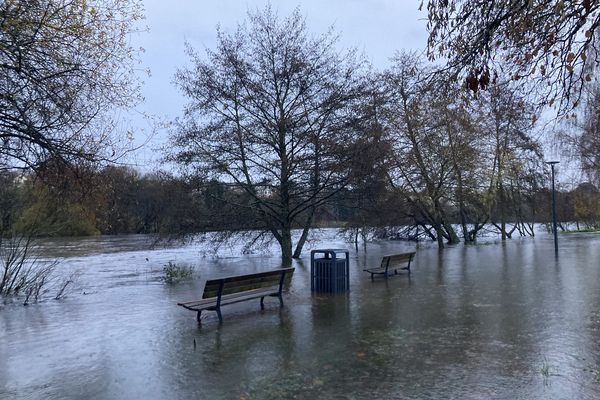 VIDÉO. Inondations à Limoges : la Vienne et l'Aurence en crue, l'accès aux berges fortement déconseillé