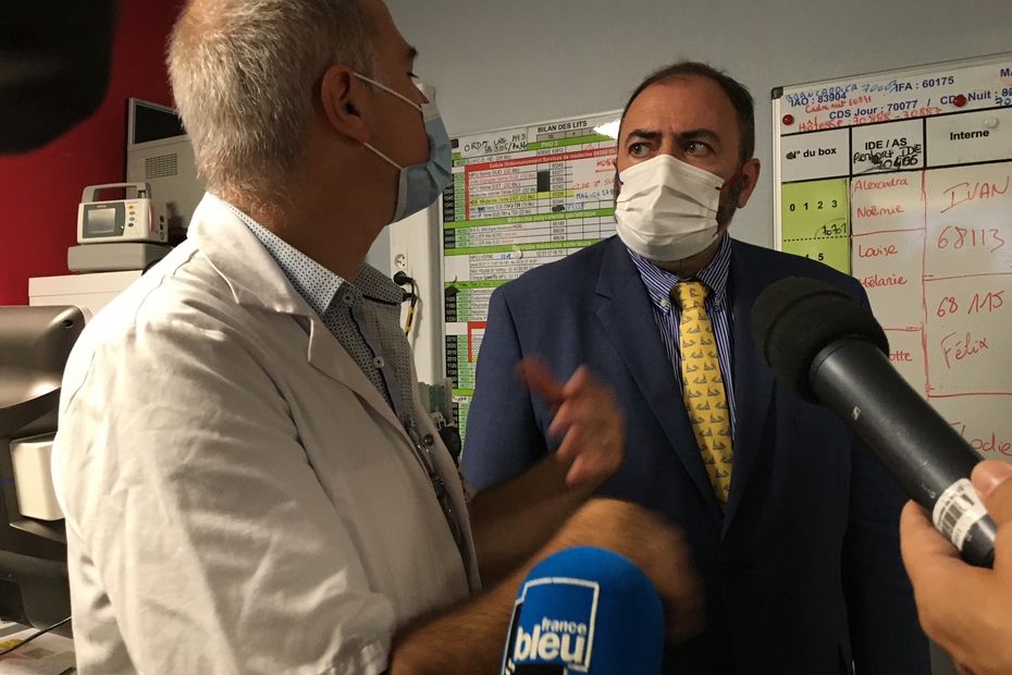 The Minister of Health François Braun at the Nantes University Hospital to take stock of his “flash mission”, a visit far from pleasing the unions