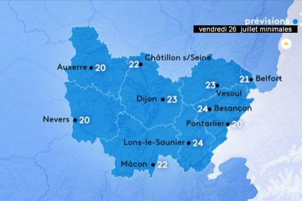 Meteo France Les Previsions Pour Vendredi 26 Juillet Et Les Jours Suivants