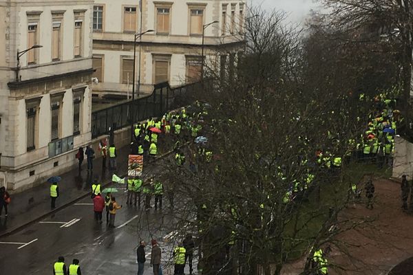 Le centre-ville de Saint-Etienne ce samedi après-midi.