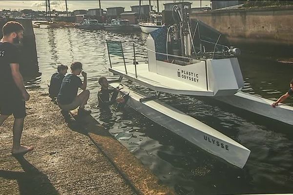 Plastic Odyssey, un catamaran propulsé grâce aux déchets plastiques