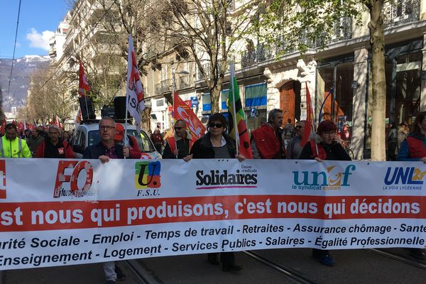 Manifestation à Grenoble