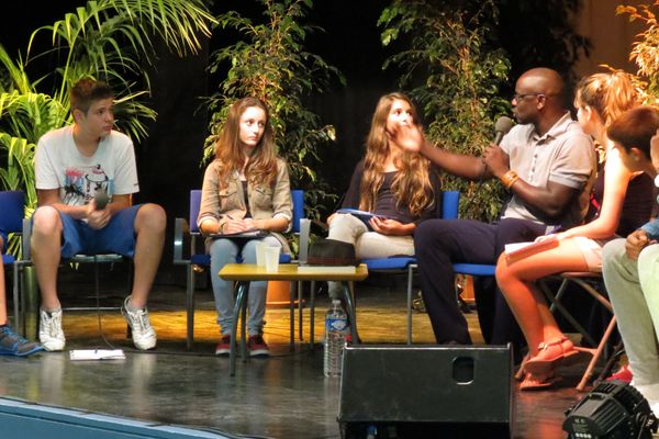 Lilian Thuram est un habitué des rencontres avec le public du festival du livre de Mouans-Sartoux.