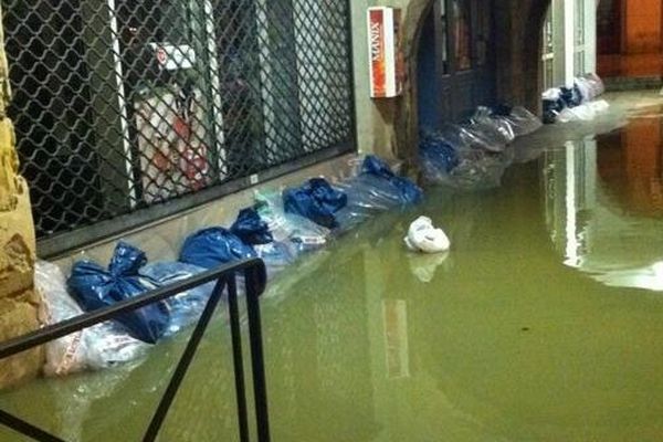 Bayonne sous les eaux