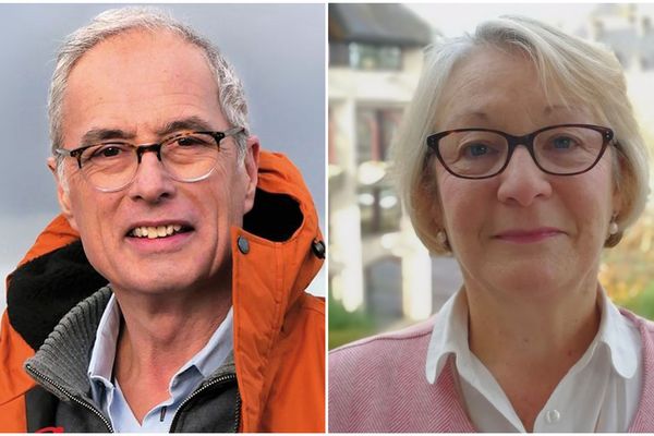 Hugues Tupin (LDVG) est face à Jocelyne Poitevin (LDIV) pour le débat du 2e tour des éléctions municipales ce 24 juin à 18h