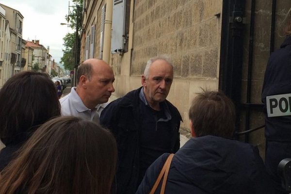 Dany Leprince à son arrivée au palais de justice d'Agen, le 29 avril 2016.