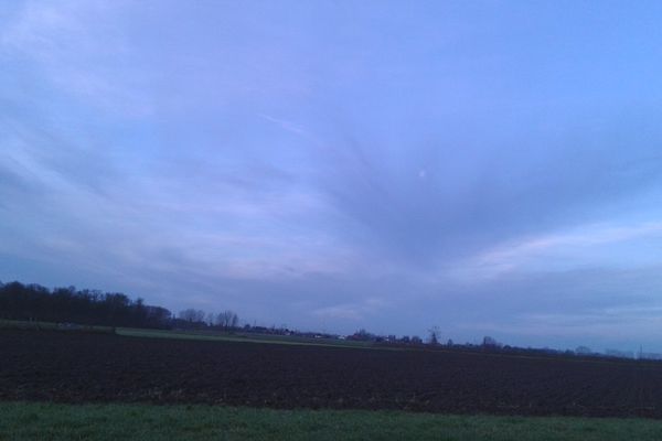 le ciel d'Avelin le 28 janvier