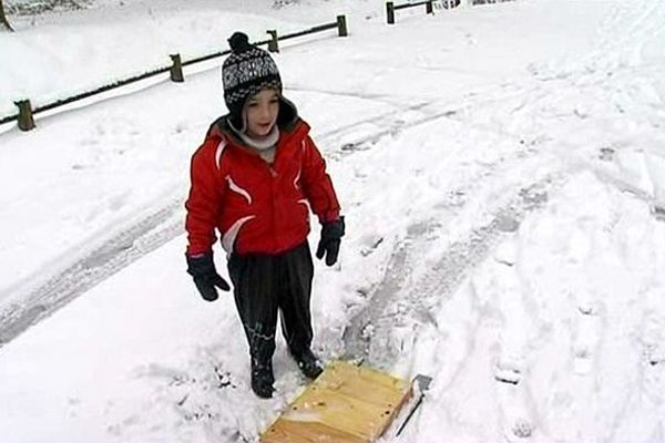 Les joies de la neige, Orne, mercredi 13 mars 2013