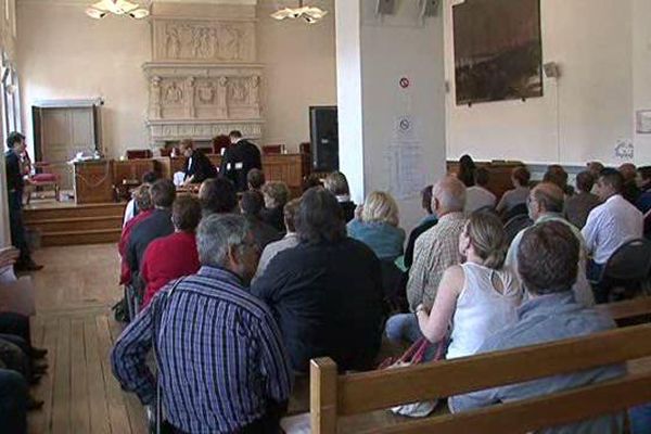 Salle d'audience de Bar-le-Duc pour le procès de Robert Hamadouche