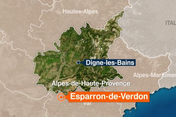 le cadavre a été découvert par des chasseurs près du barrage de Gréoux.