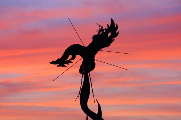 Le phénix, symbole de l'université de Caen